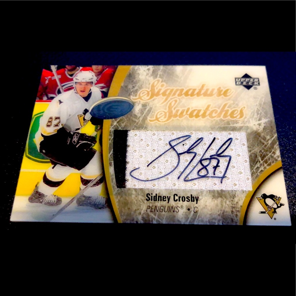 Sidney Crosby Rookie Auto and jersey Rare